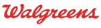 Walgreens logo in red on a white background